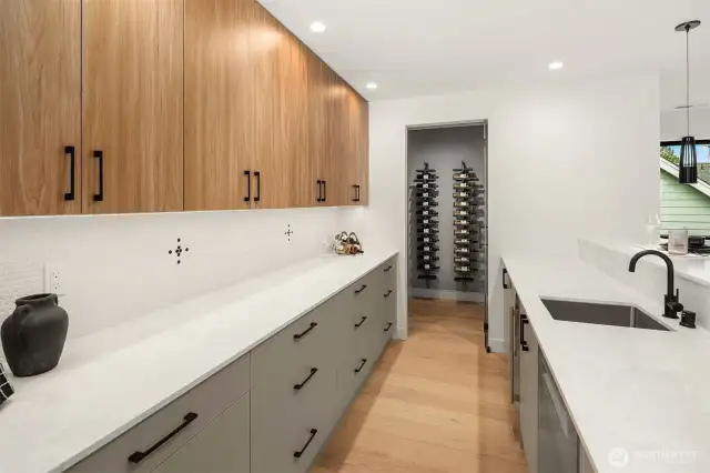 Kitchenette.