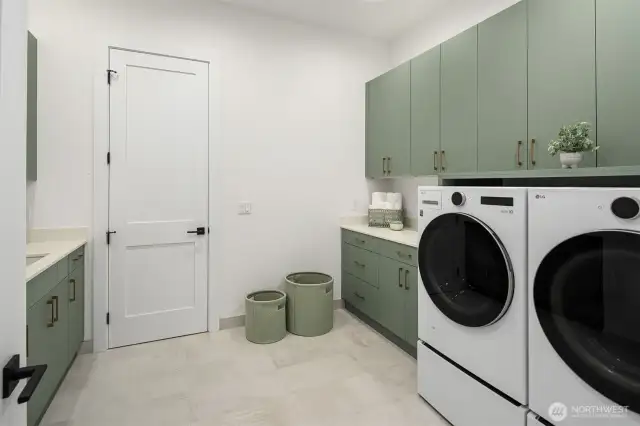 second level laundry room easy access form primary.