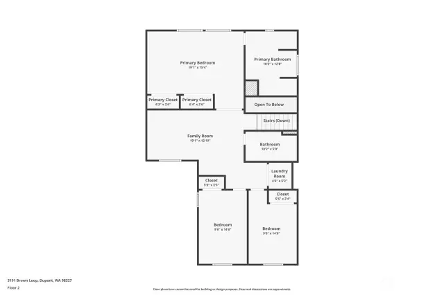 Upstairs Floorplan
