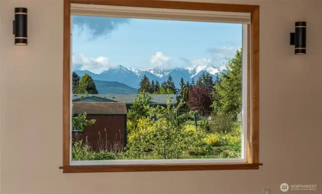 Amazing Mountain Views through all Living Room