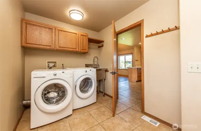 Laundry Room off Add'l Exterior Door to back Deck