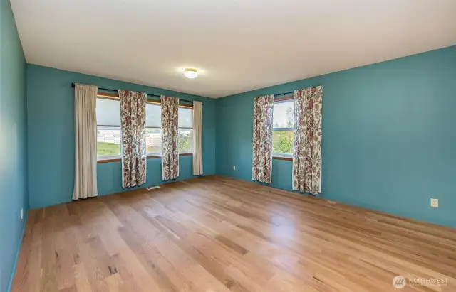 Primary Bedroom-up down shades