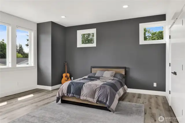 Another large bedroom with 2 large closets