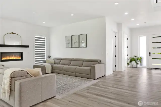 10 feet ceilings on the main floor and 9 feet on the second floor