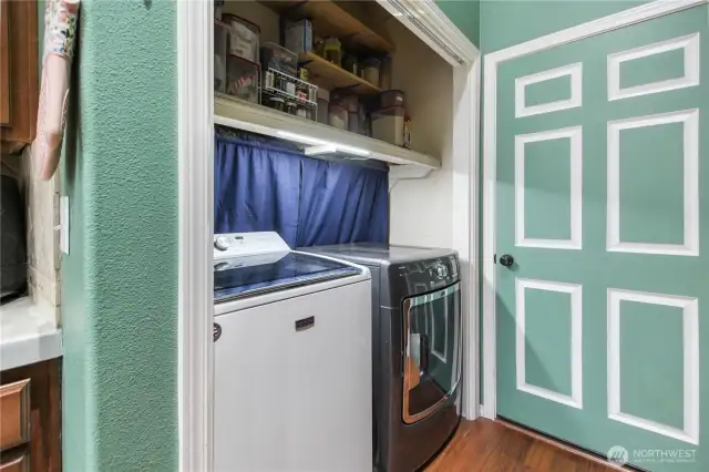 Laundry space.
