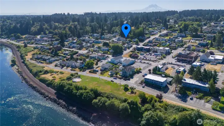 Picturesque town of Steilacoom. The waterfront park offers music and events.