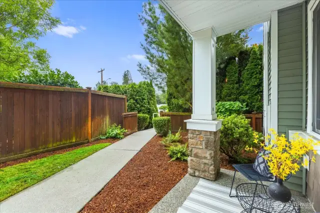 Fenced Private Yard & Patio