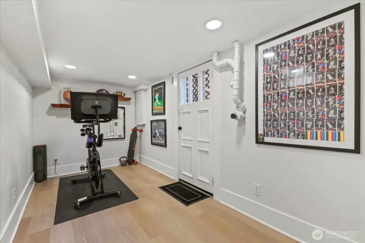 Flexible downstairs space with new LVP flooring