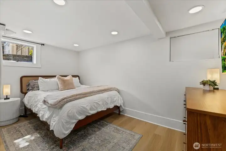 Lower level bedroom