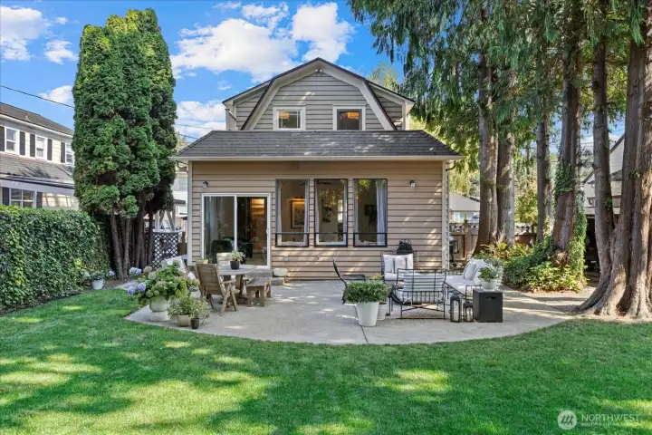 Back of home featuring patio and outdoor space