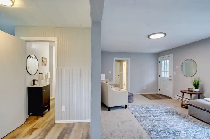 Full Bath off Dining Area