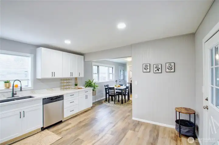 Kitchen Entry from Garage