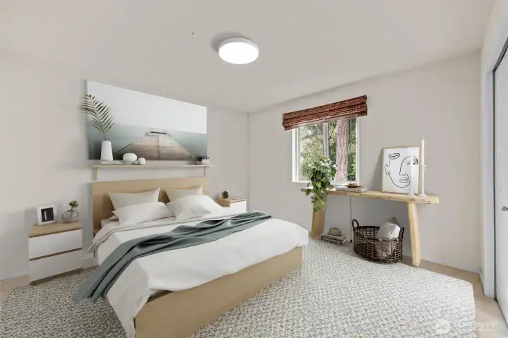 bedroom 3 virtually staged