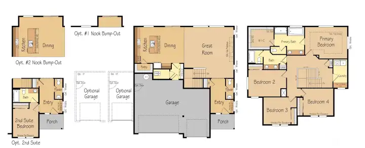 Lewis floorplan - ask about options included in this home