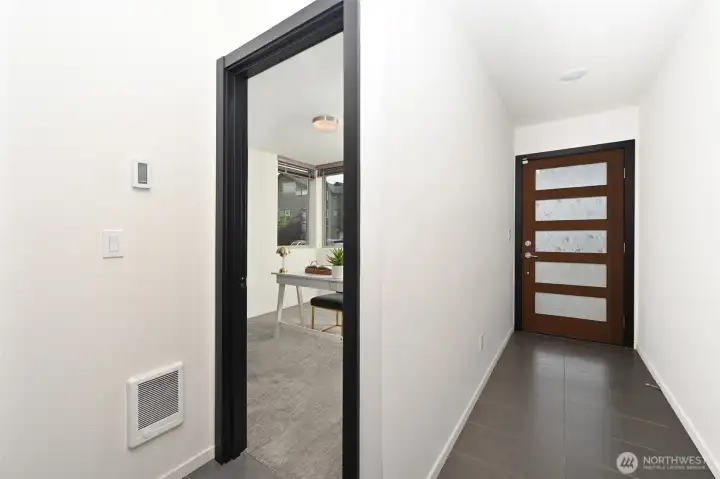 Formal entry.