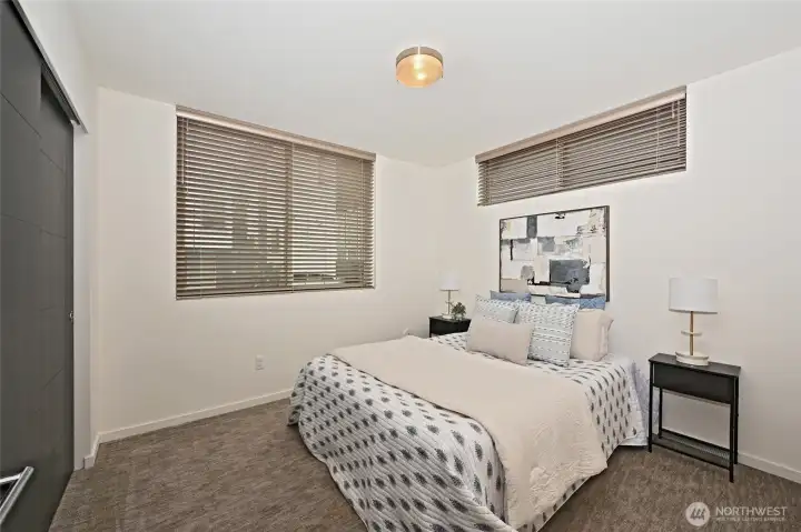 Bedroom #1 is on the main entry level.