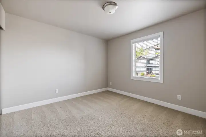Comfortable secondary bedrooms