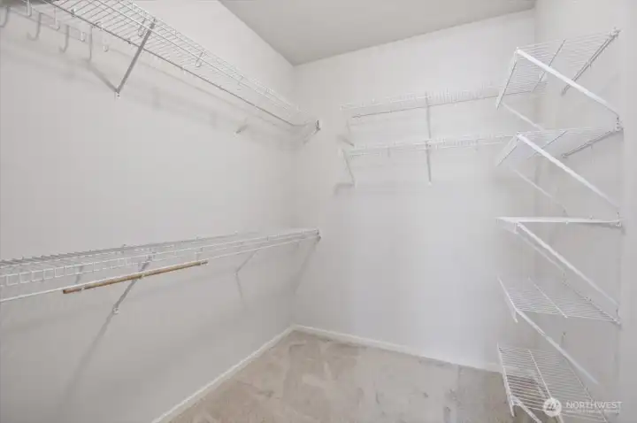 Primary Suite Walk-in closet