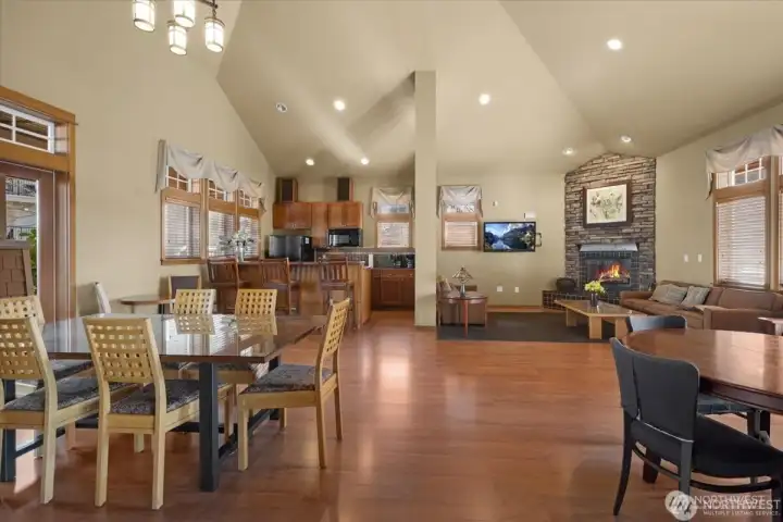 Community kitchen and recreational space