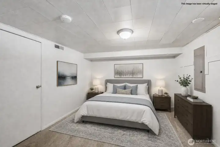 Bedroom 3 virtually staged