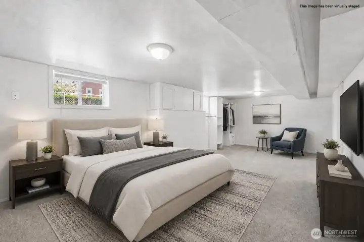 Bedroom 4 virtually staged