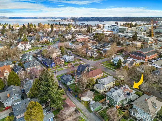 This historic home belongs to the Historic Wedge District where the Historic North Slope, Stadium, the 6th Ave business district, and Hilltop meet. The Wedge District is part of the local Tacoma Register, the National Register of Historic Places, and the Washington Heritage Register. Contributing homes can't be demolished or significantly altered (think work that requires a permit) without approval from the Landmark Preservation Commission. This preserves the beloved historic character of the neighborhood.