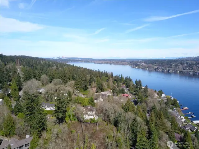 Aerial View showing proximity to Bellevue