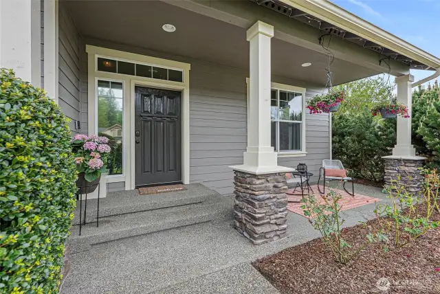 Main home front porch