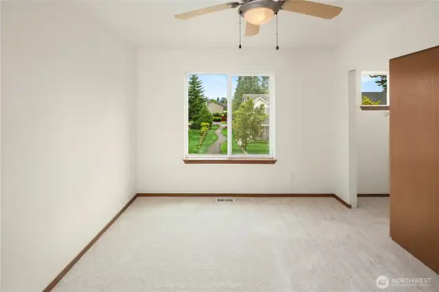 Bedroom # 2 - You can see the trail leading to one playground just across the street.