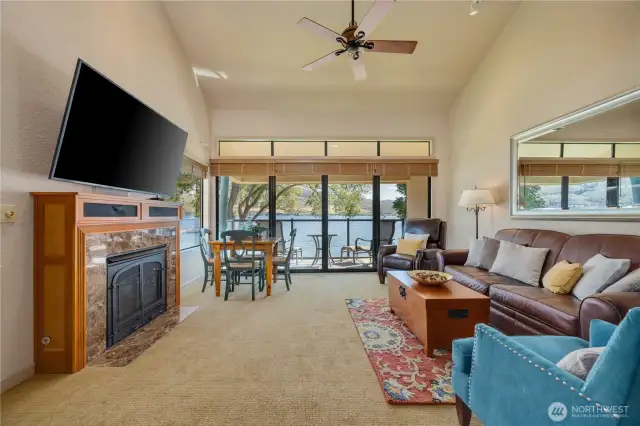 Valuable coveted buoy is negotiable and furniture can be included. The couch is a sleeper sofa.
