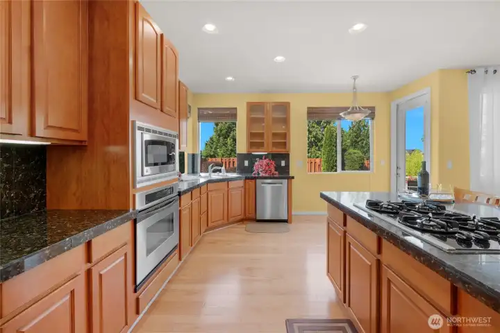 Lots of storage and counter space.