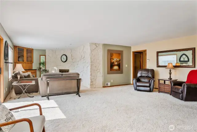 Spacious family room