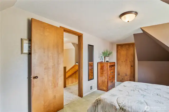 All upstairs bedrooms have a walk-in closet