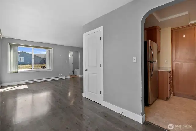 Dining area off the kitchen.
