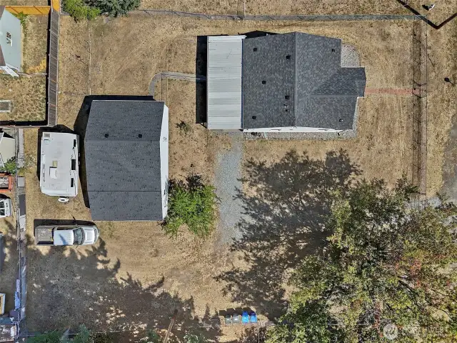 Ariel view of the property.