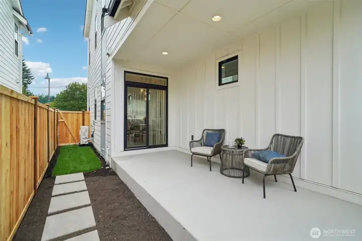 Landscaping irrigation with timer and individual zones for front and side yard