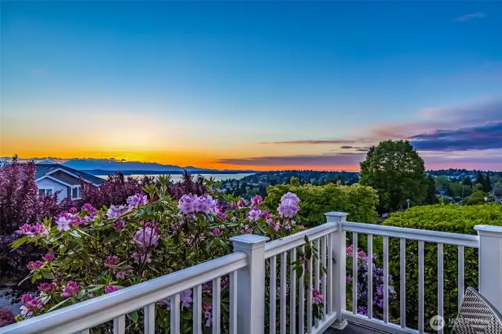 Sunsets are spectacular from this location!