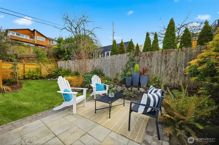 A photoshopped view of what the grass will look like in the spring!