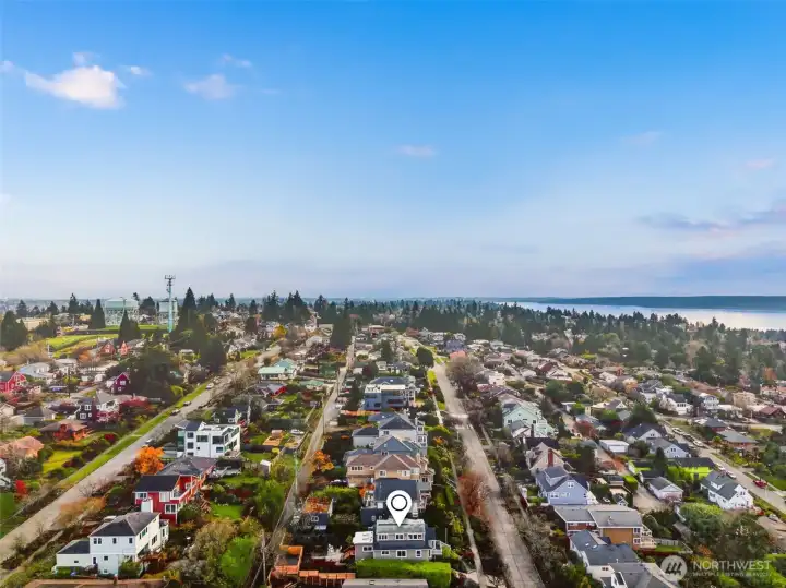 South facing drone views.