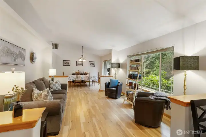 Living room, family room, formal dining room, plus 3 beds and an office.