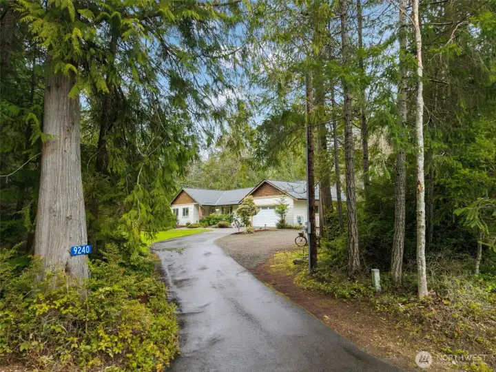 For added peace of mind, the home is equipped with a security system and an auto-start generator.