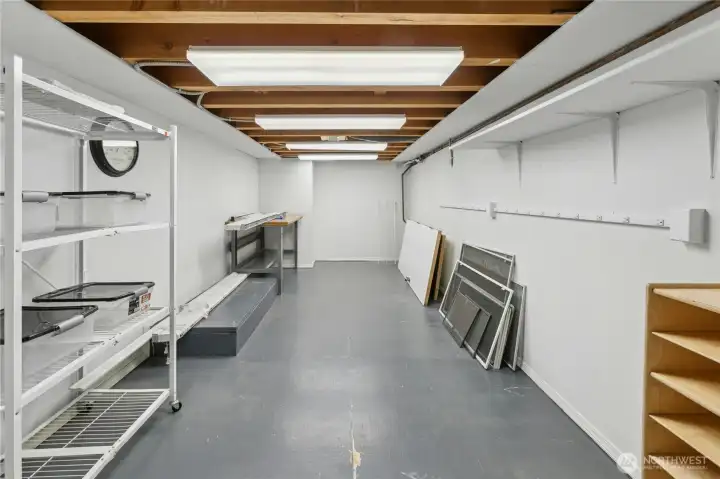 And more storage! Or a shop?