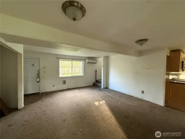 Looking back towards the front door