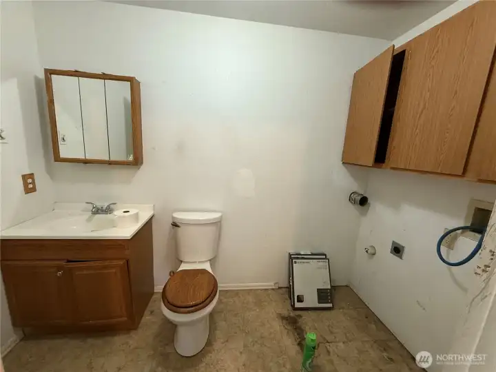 Half bath downstairs