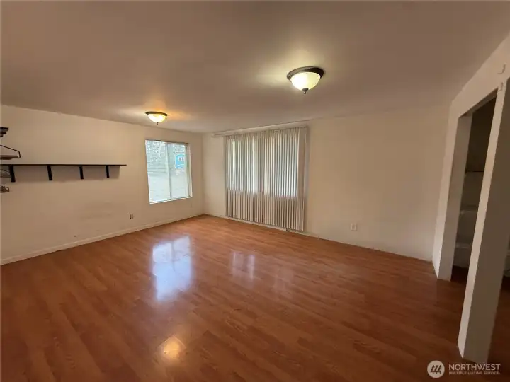 Downstairs large flex room that gives you options