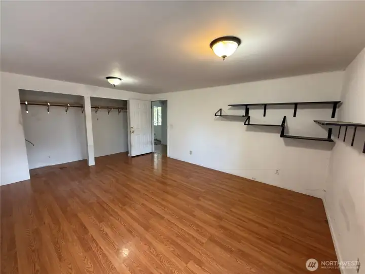 Downstairs large flex room that gives you options