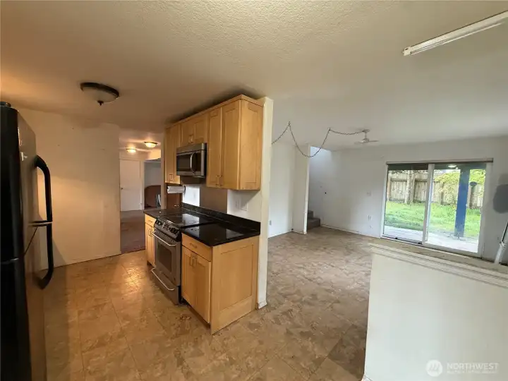 Large area off the kitchen with options of being your Dining area, Rec Room or what ever your imagination comes up with