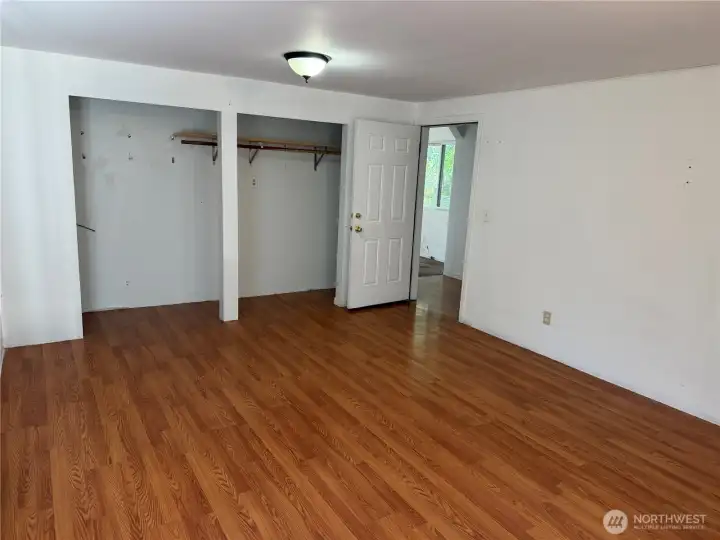 Standing and looking back towards the hallway