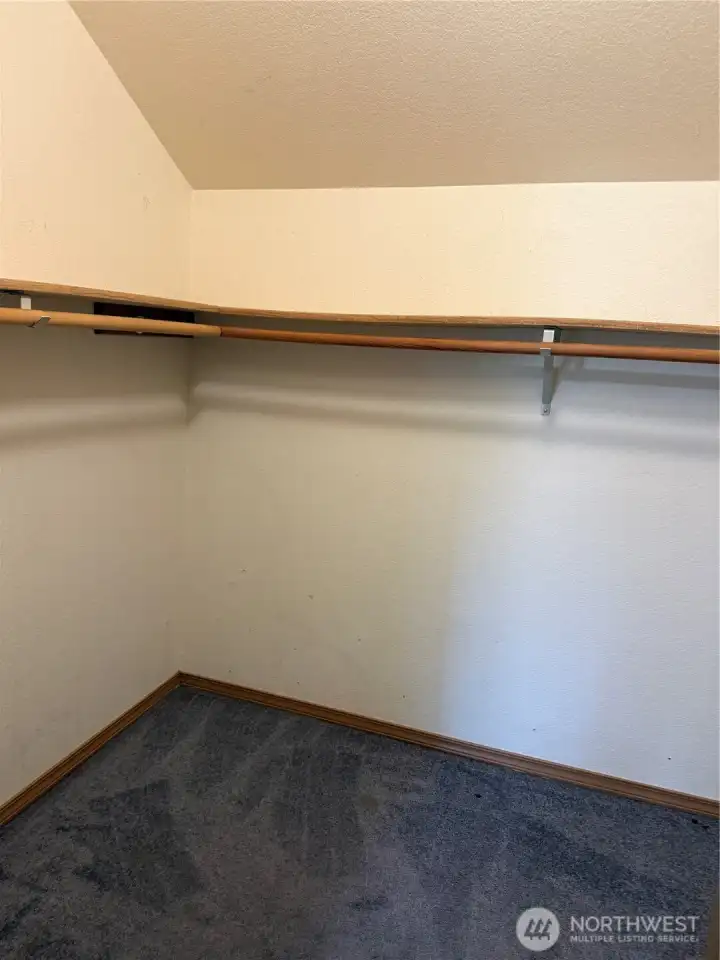 Primary walk-in closet