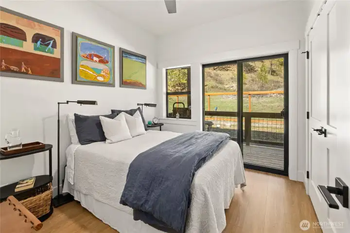 Second Bedroom. Sliding door to back porch.